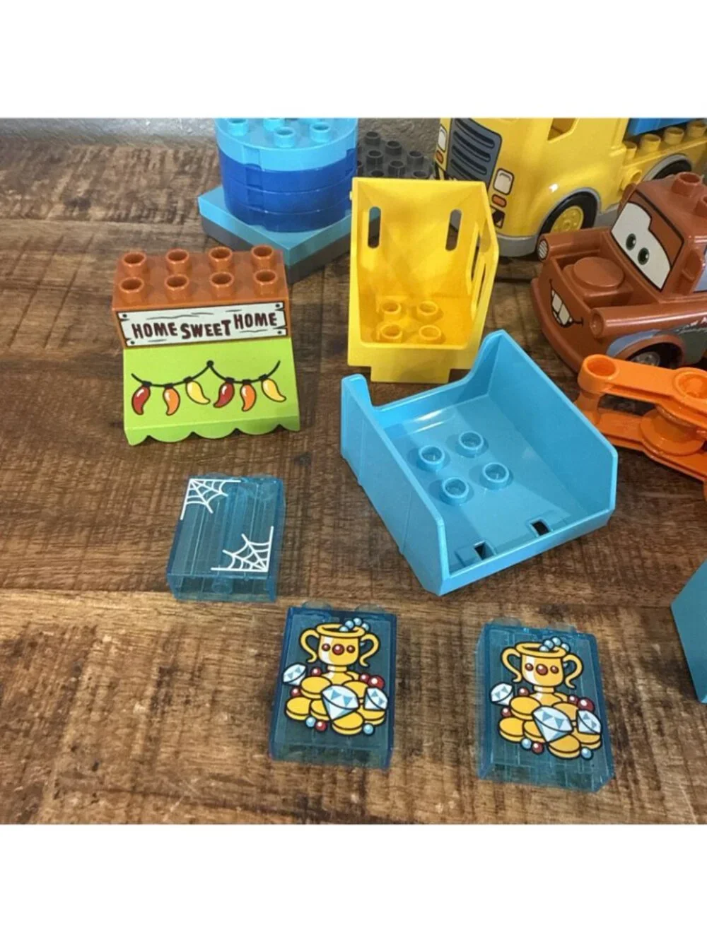 Lego Duplo Lot 25 Specialty Random Pieces  Disney Cars Construction Paw Patrol